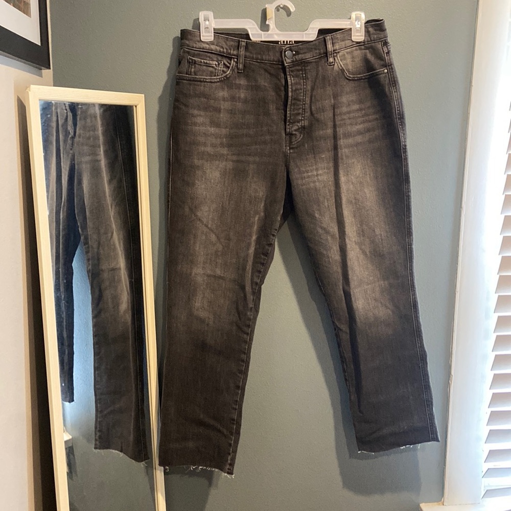 A.N.A. Black High-Rise Straight